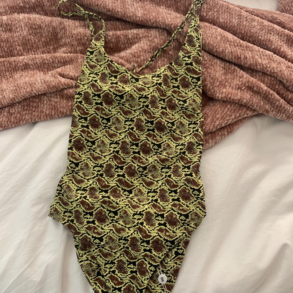 Snake print Tiger Mist body suit